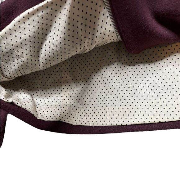 ANTHROPOLOGIE Jessica Blazer Burgundy / Wine Size Small - Picture 8 of 10